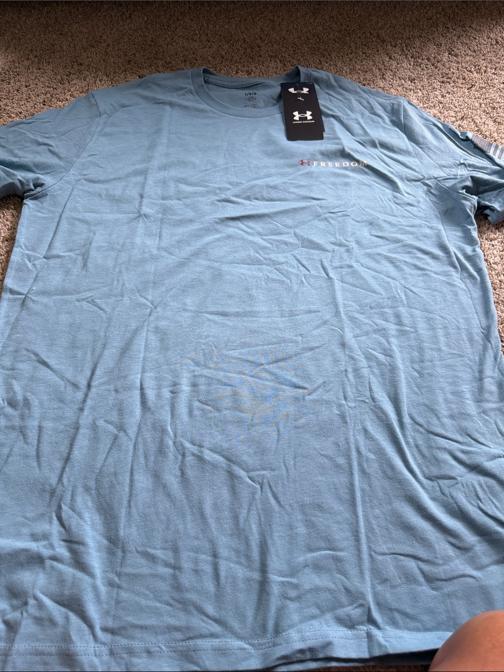 Under Armour Men's Short Sleeve Tee - Light Blue